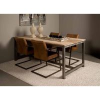 Tower Living Venetie eettafel - 220 cm - bruin