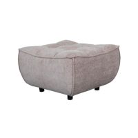 Label51 Albero bank hocker 70x70x47 cm - clay elite/zwart hout