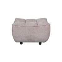 Label51 Albero bank hocker 70x70x47 cm - clay elite/zwart hout