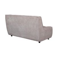 Label51 Albero 2-zitsbank 140x92x81 cm - clay elite/zwart hout