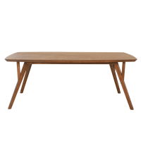 Eettafel Quenza rechthoek 200x100 van het woonmerk Light & Living