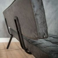 Fraaai Max eetkamerbank 180 cm zwart