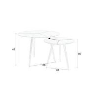 Puur Ricardo salontafel set van 2