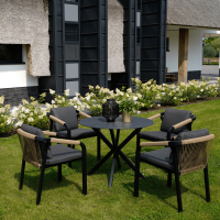 Rimini terrasstoel grijs van het woonmerk Les