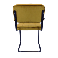 Kick Ivy buisframe stoel velvet goud