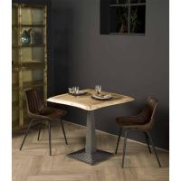 Bistro restauranttafel - 80 cm - bruin