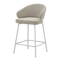 DS4U Sofia barkruk 65 cm - champagne met beige poot - OUTLET B