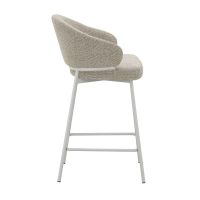 DS4U Sofia barkruk 65 cm - champagne met beige poot - OUTLET B