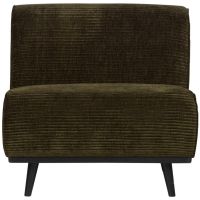 Woood Element Statement 1-Zits Brede Platte Rib