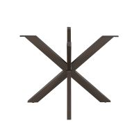 Starfurn Matrixpoot rond koker 4x8 cm - anodic bruin