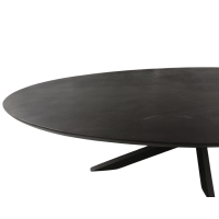 Eettafel Brandy ovaal 210 cm - zwart