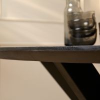 Eettafel Brandy ovaal 210 cm - zwart