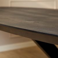 Starfurn Eettafel Brandy ovaal 160 cm - zwart