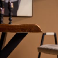 Rechthoekige boomstamtafel Boston - 240 cm - naturel