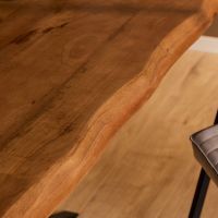 Rechthoekige boomstamtafel Boston - 240 cm - naturel