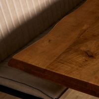 Rechthoekige boomstamtafel Boston - 240 cm - naturel