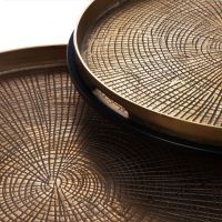 Julie salontafel set van 2 - bruin