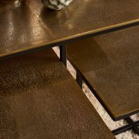 Joelle salontafel set van 3 - cognac