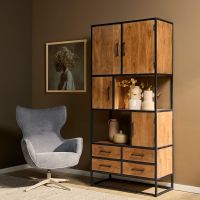 Vakkenkast Denver - 90 cm - naturel