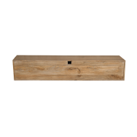 Zwevend tv-meubel RichWood 120 cm - naturel