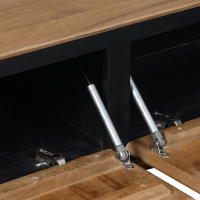 Zwevend tv-meubel RichWood 120 cm - naturel