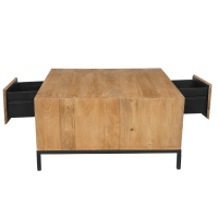 Salontafel RichWood 80 cm - naturel