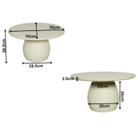 Starfurn Salontafel Mosi 70 cm