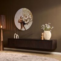 Starfurn Zwevend tv-meubel Dallas mangohout 210 cm