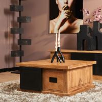 Nashville salontafel 80 cm - naturel