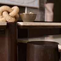 Starfurn Bijzettafel Maeve 57 cm - donkerbruin