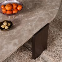 Starfurn Bijzettafel Maeve 128 cm - donkerbruin