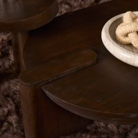 Starfurn Salontafel Rava 125 cm - donkerbruin