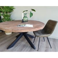 Sturdy eettafel spider rond