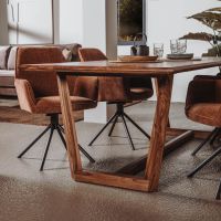 Tower Living Dimaro eettafel - 200 cm - bruin