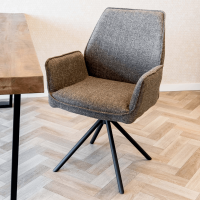Lex eetkamerstoel stof van het woonmerk Kick Collection