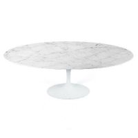 DS4U Tulp tafel marmer ovaal 200*120 cm