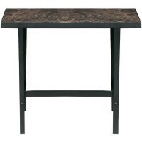 Woood Bijzettafel Turn Around Zwart 40x50x44 cm