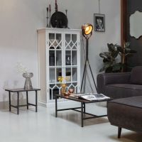 Woood Bijzettafel Turn Around Zwart 40x50x44 cm