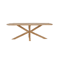 Tower Living Crotone eettafel - 180 cm - naturel