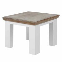 Tower Living Fleur bijzettafel - 60 cm vierkant - wit