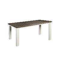 Fleur eettafel - 220 cm vierkant - wit