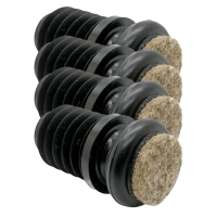Viltglijder holle poot 12mm | set van 4 van Oranje Furniture Care