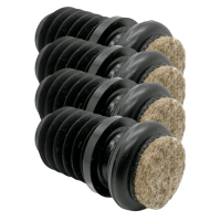 Viltglijder holle poot 16mm | set van 4 van Oranje Furniture Care