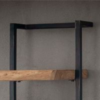 Fraaai Woody metaal wandplank 30x100 cm