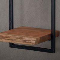 Fraaai Woody metaal wandplank 30x100 cm