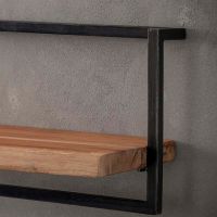 Fraaai Woody metaal wandplank 65 cm - OUTLET B