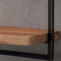 Fraaai Woody metaal wandplank 65 cm - OUTLET B