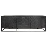 Dressoir New York - 210 cm - zwart