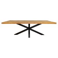 Rechthoekige eettafel Denver - 220 cm - naturel