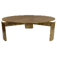 Ronde salontafel Darwin - ø90 cm - goud